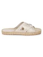 Donald J Pliner Elda Grommet Espadrille Slides