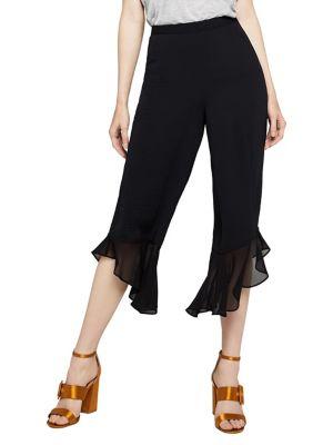 Bcbgeneration Mixed-media Cropped Pants