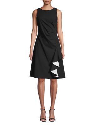 Calvin Klein Ruffle A-line Dress