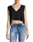 Free People Cotton V-neck Tank Top