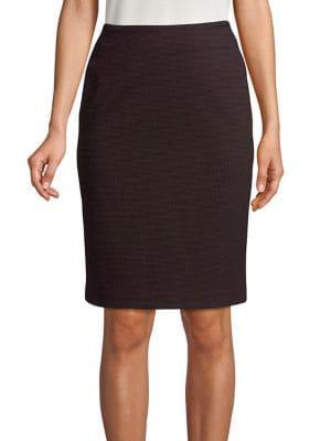 Tommy Hilfiger Textured Pencil Skirt