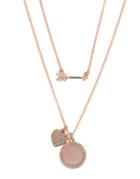 Ivanka Trump Crystal 2 In 1 Heart Pendant Necklace