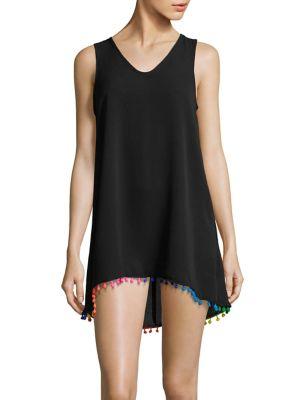 J Valdi Pom-pom Sleeveless Coverup