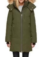 Soia & Kyo Quilted Zoelane Jacket With Fur Trim Hood