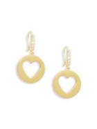 Kate Spade New York Goldplated Heart Drop Earrings