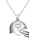 Dolan Bullock Nfl Seattle Seahawks Sterling Silver Helmet Pendant Necklace