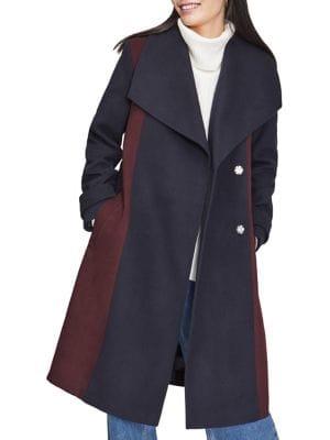 Miss Selfridge Colorblock Coat