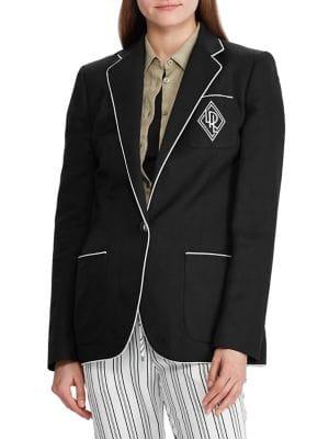 Lauren Ralph Lauren Relaxed-fit Monogram Blazer