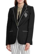 Lauren Ralph Lauren Relaxed-fit Monogram Blazer