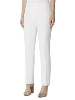 Tahari Arthur S. Levine Extended-tab Twill Pants