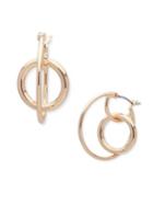 Anne Klein Polyethylene Hoop Earrings