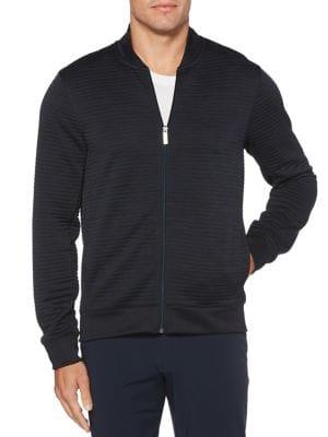 Perry Ellis Ottoman Bomber Jacket