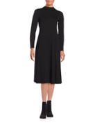 Eileen Fisher Petite Mockneck A-line Dress