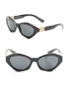 Versace 54mm Cat Eye Sunglasses - Ve4334