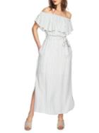 1.state Ruffled Off-the-shoulder Maxi Dress