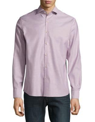 Black Brown Oxford Cotton Shirt