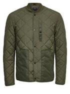 Only And Sons Quilted Snap Jacket