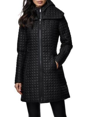 Dawn Levy Quilted A-line Coat