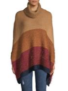 Vince Camuto Textured Colorblock Poncho