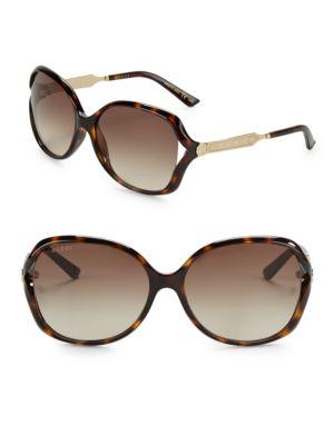 Gucci 60mm Oversized Square Sunglasses