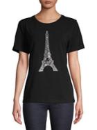 Karl Lagerfeld Paris Embellished Eiffel Tower Top
