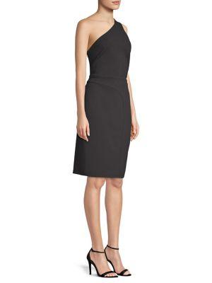 Laundry By Shelli Segal One Shoulder Side Cutout Dress