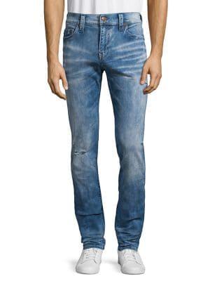 True Religion Rocco Distressed Acid-wash Jeans