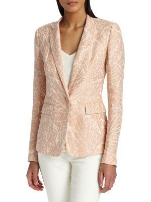 Lafayette 148 New York Jacquard Lyndon Blazer