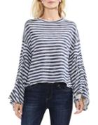 Two By Vince Camuto Striped Bell-sleeve Top