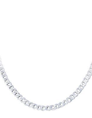 Lord & Taylor Circle Link Sterling Silver Chain Necklace