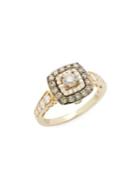 Le Vian 14k Yellow Gold And Diamond Solitaire Ring