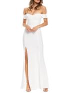 Dress The Population Logan Off-the-shoulder Mermaid Gown