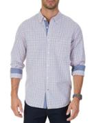 Nautica Classic-fit Cotton Plaid Button-down Shirt