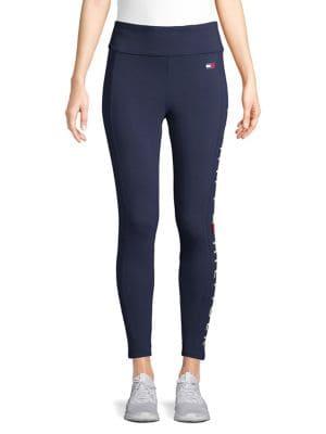 Tommy Hilfiger Performance Cropped Logo Leggings