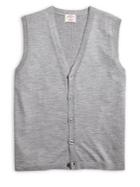 Brooks Brothers Red Fleece Classic Merino Wool Vest