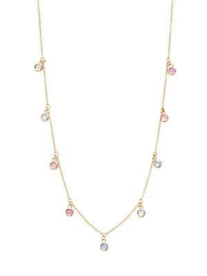 Nadri Bloom Crystal Shaker Station Necklace
