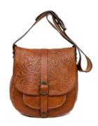 Patricia Nash Tooled Barcellona Leather Satchel