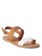 Frye Ally Two-band Leather Slingback Sandals