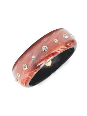 Vince Camuto Resin & Crystal Bangle Bracelet