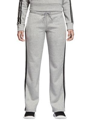 Adidas Striped Fleece Jogger Pants