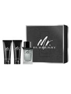 Mr Burberry Eau De Toilette Three-piece Set