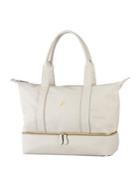 Cathy's Concepts Embossed Vegan Leather Weekender Bag