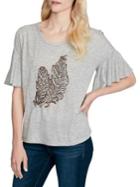 Jessica Simpson Jerilynn Feather Top