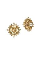 Badgley Mischka 10k Gold & Crystal-embellished Stud Earrings