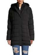 Calvin Klein Petite Quilted Snap-front Jacket