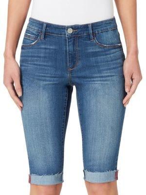 Skinny Girl Denim Skinny Skimmer Shorts