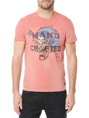 Buffalo David Bitton Tuspin Crewneck Cotton Tee