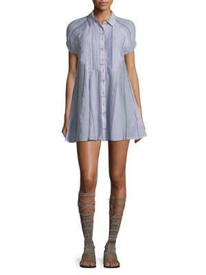 Free People New Spring Love Plaid Tunic