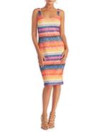 Rachel Rachel Roy Multicolored Sequin Sheath Dress