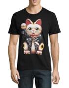 Dom Rebel Lucky Cat Cotton Tee